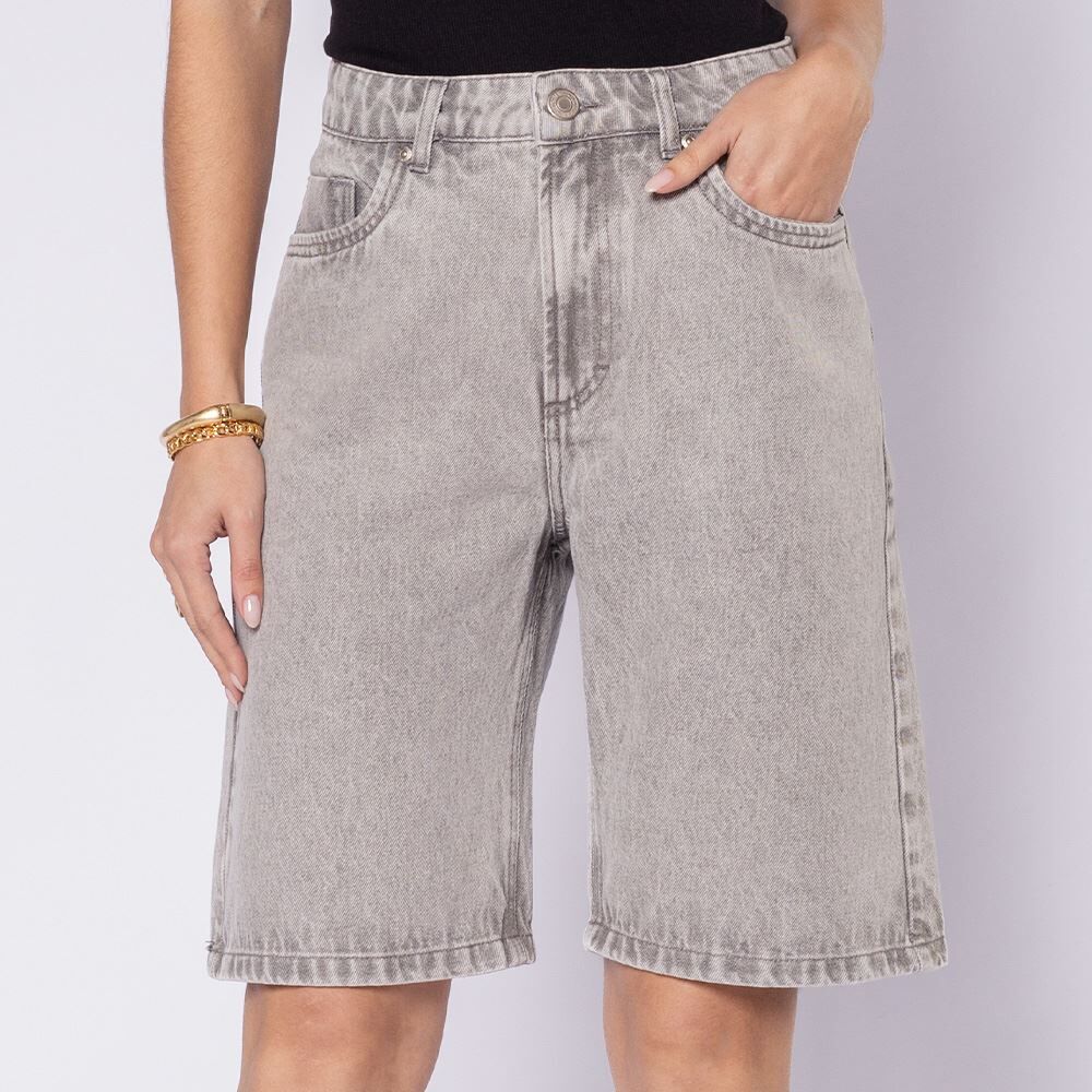 Bermuda Jorts Jeans Feminina Patricia Foster