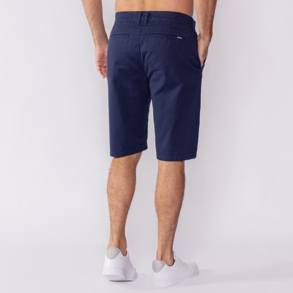 Bermuda Masculina Bolso Faca De Sarja Marc Alain