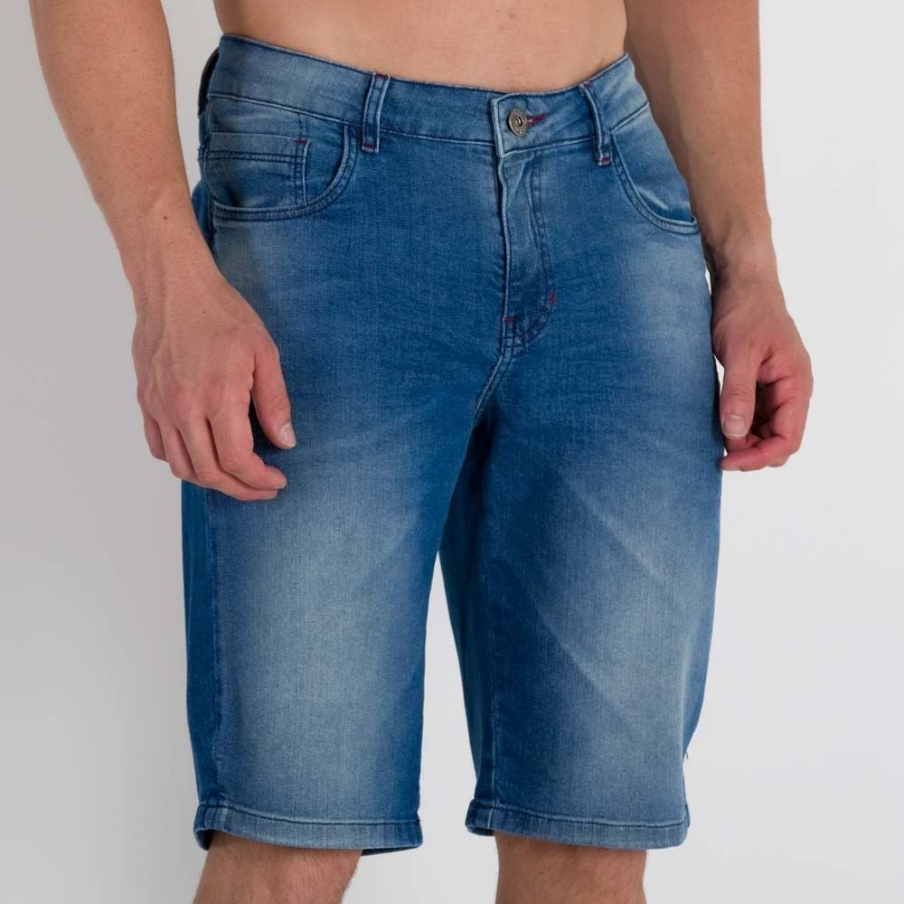 Bermuda Masculina Jeans Slim Marc Alain