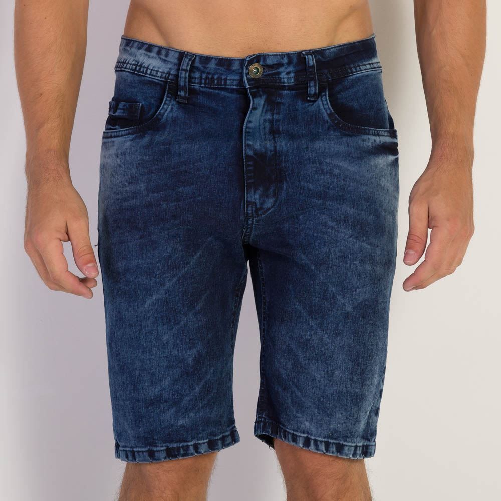 Bermuda Masculina Jeans Slim Nicoboco
