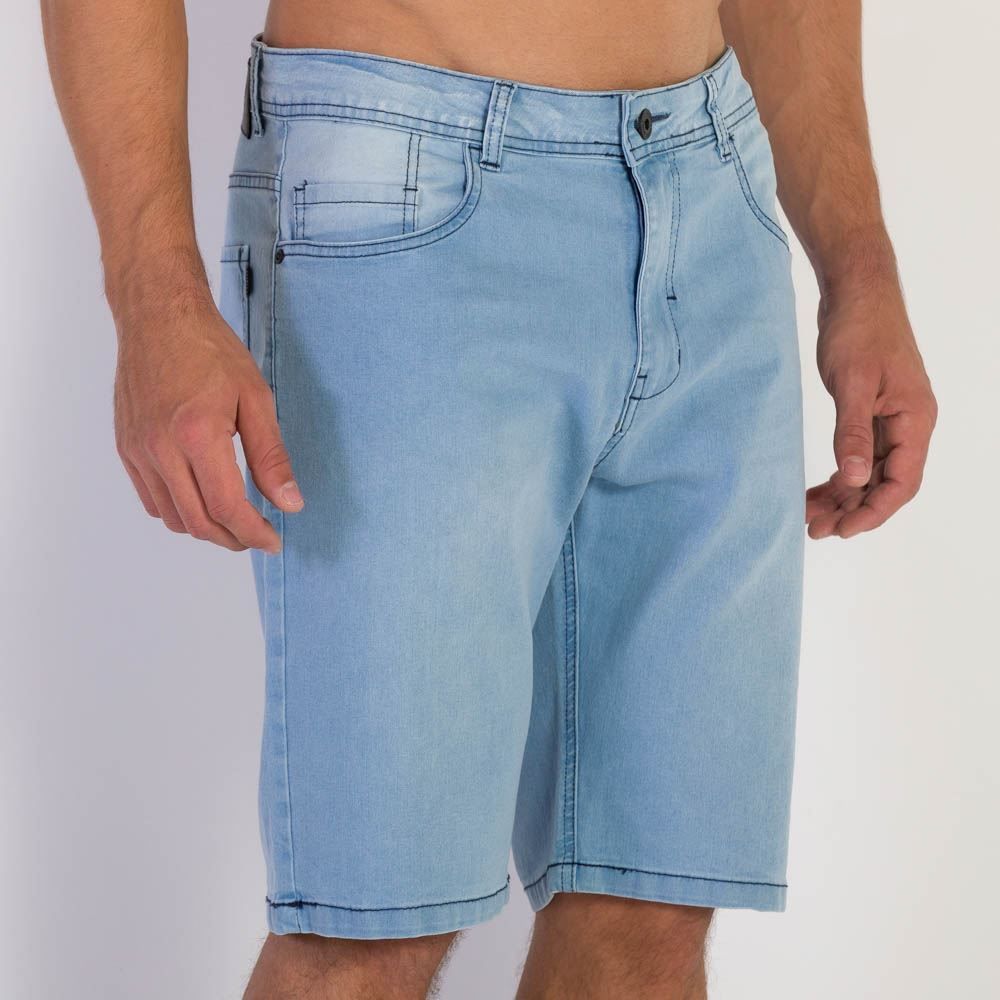 Bermuda Masculina Slim Jeans Nicoboco