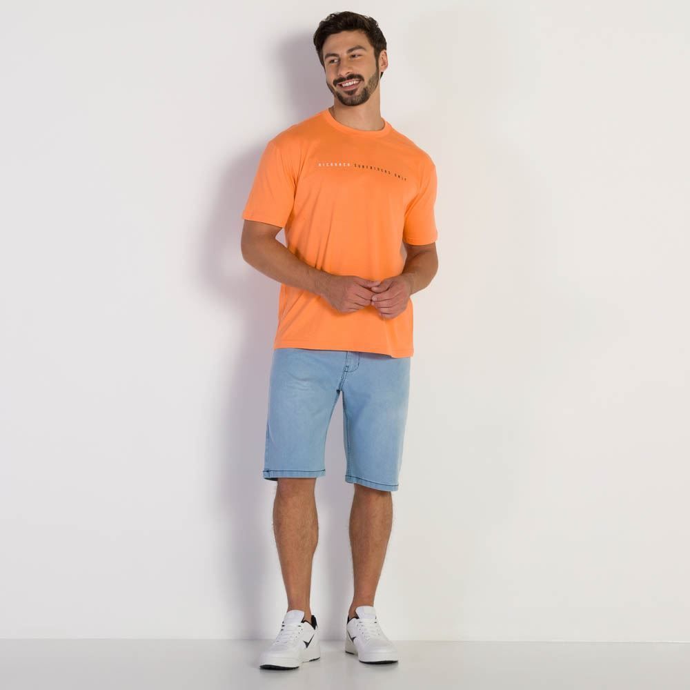 Bermuda Masculina Slim Jeans Nicoboco