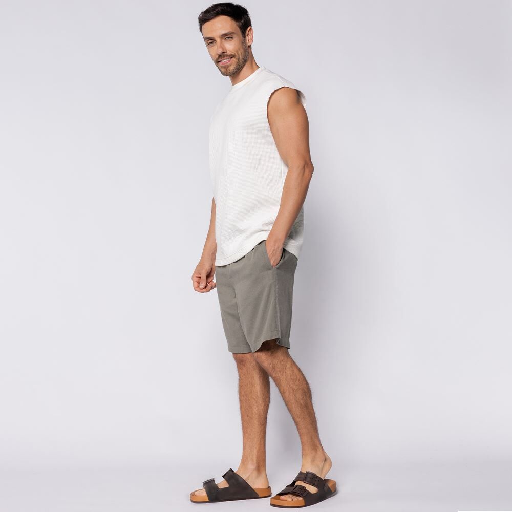 Bermuda Masculina Em Linho Thing