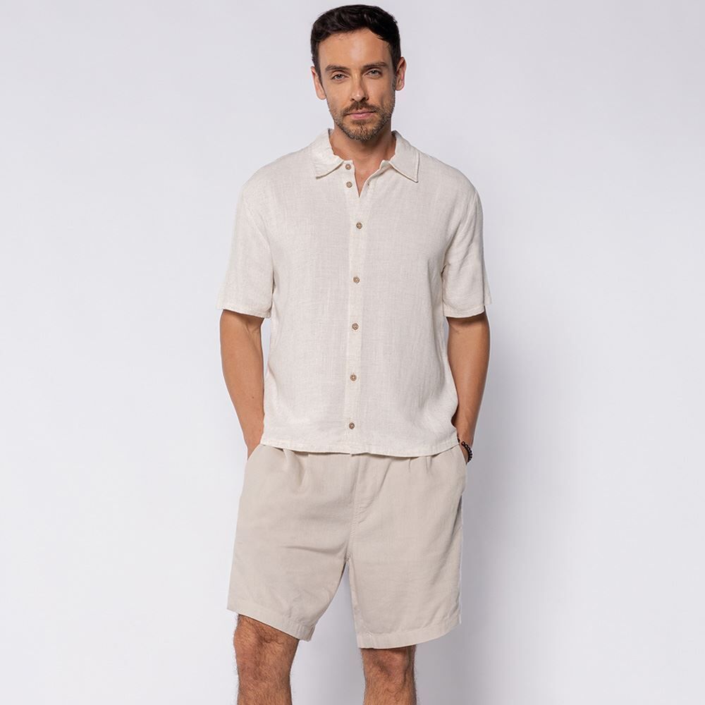 Bermuda Masculina Em Linho Thing