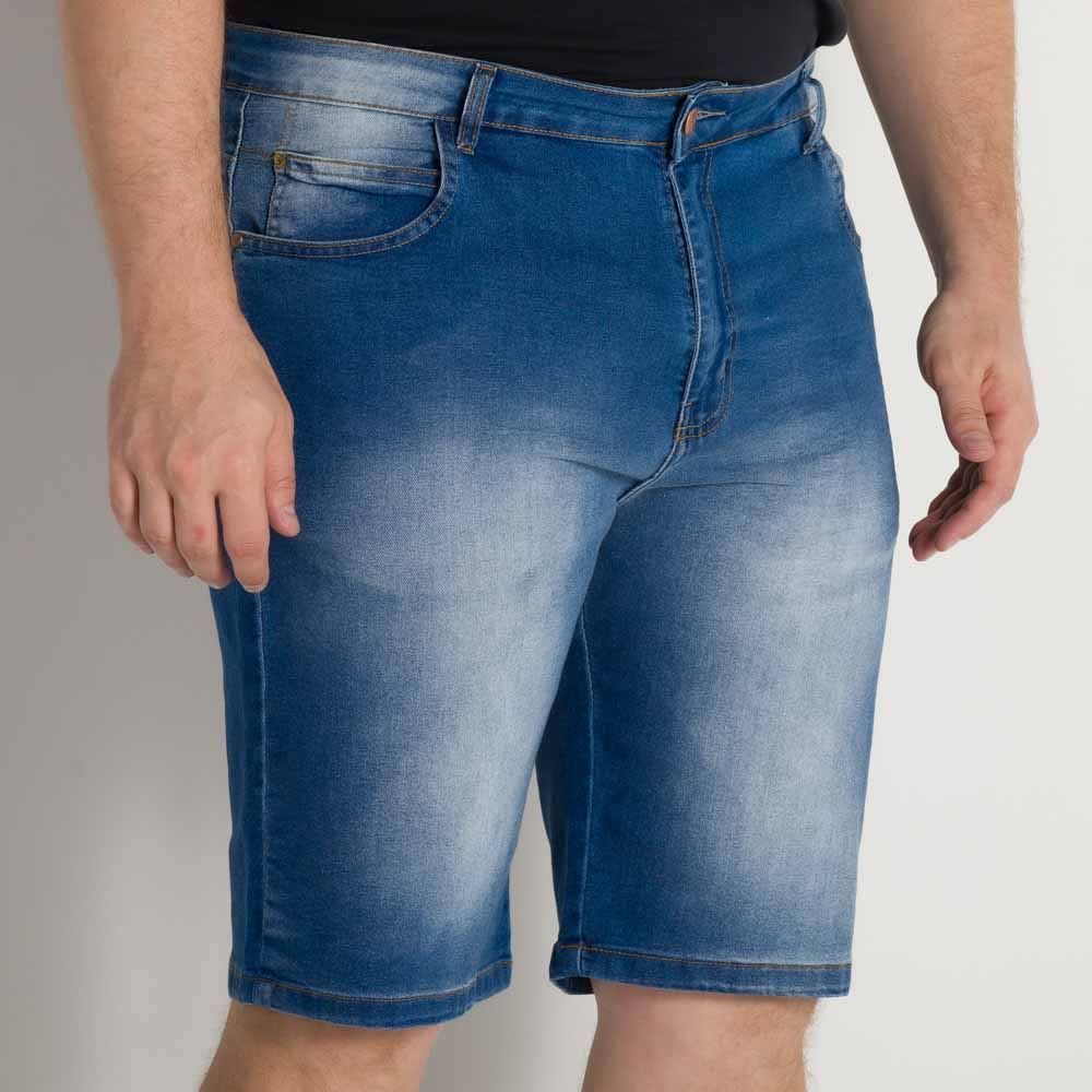 Bermuda Plus Size Jeans Slim Marc Alain