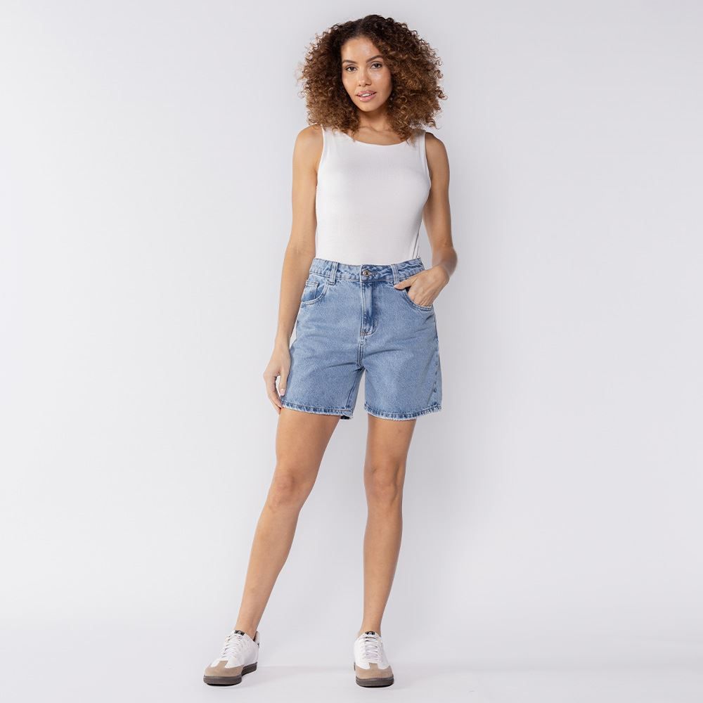 Bermuda Feminina Jeans Sawary