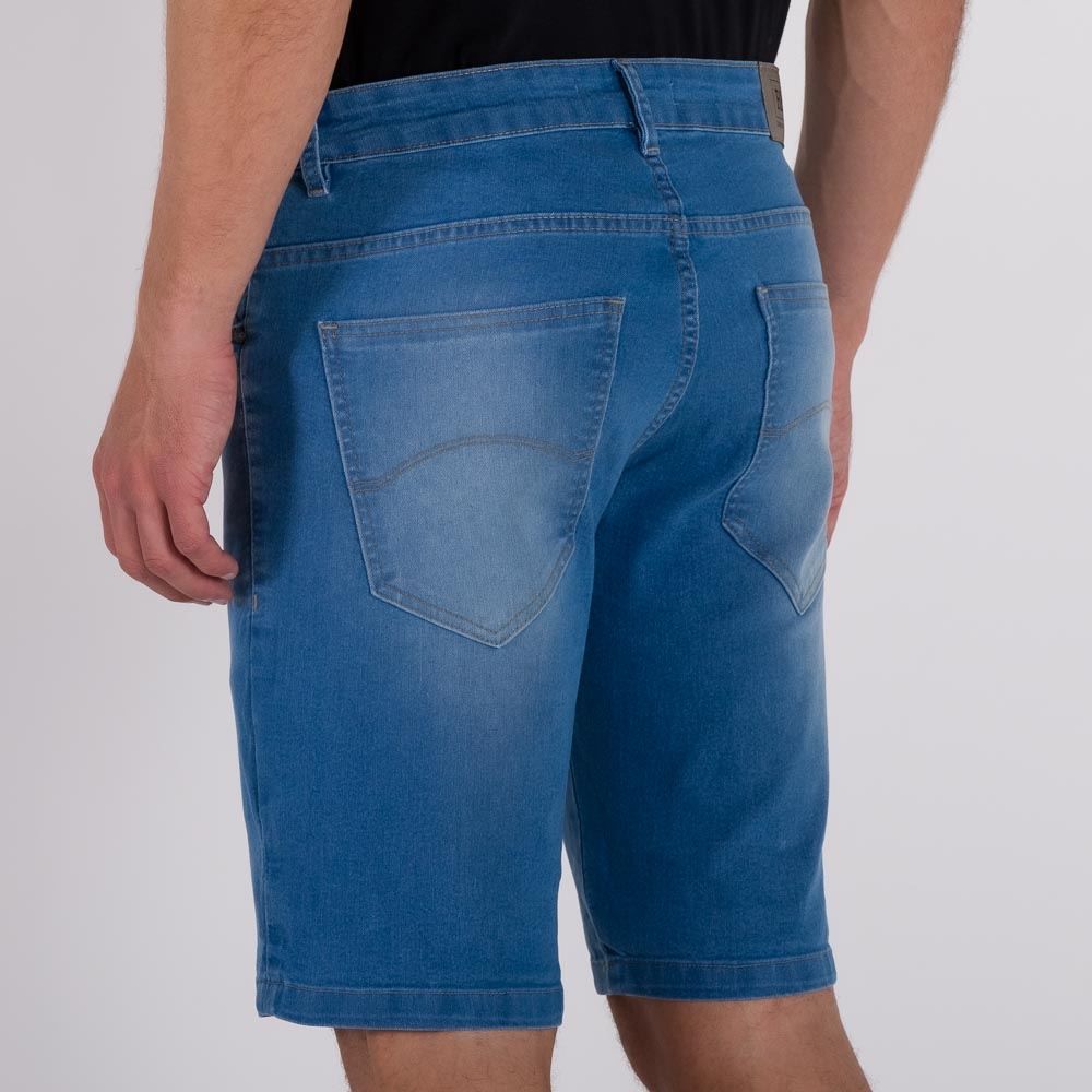 Bermuda Skinny Bigodes Rock&Soda