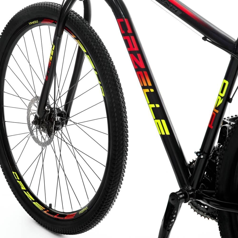 Bicicleta Aro 29 Cazelle Roma 21M Freio a Disco Colli - Preta