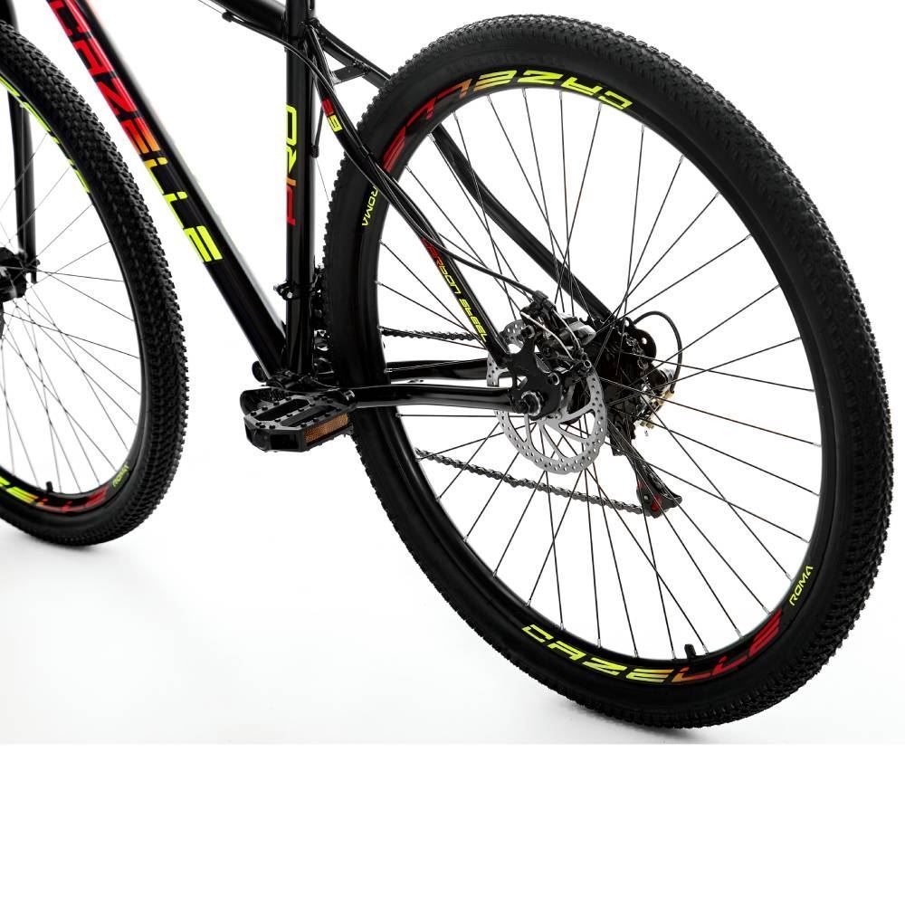 Bicicleta Aro 29 Cazelle Roma 21M Freio a Disco Colli - Preta