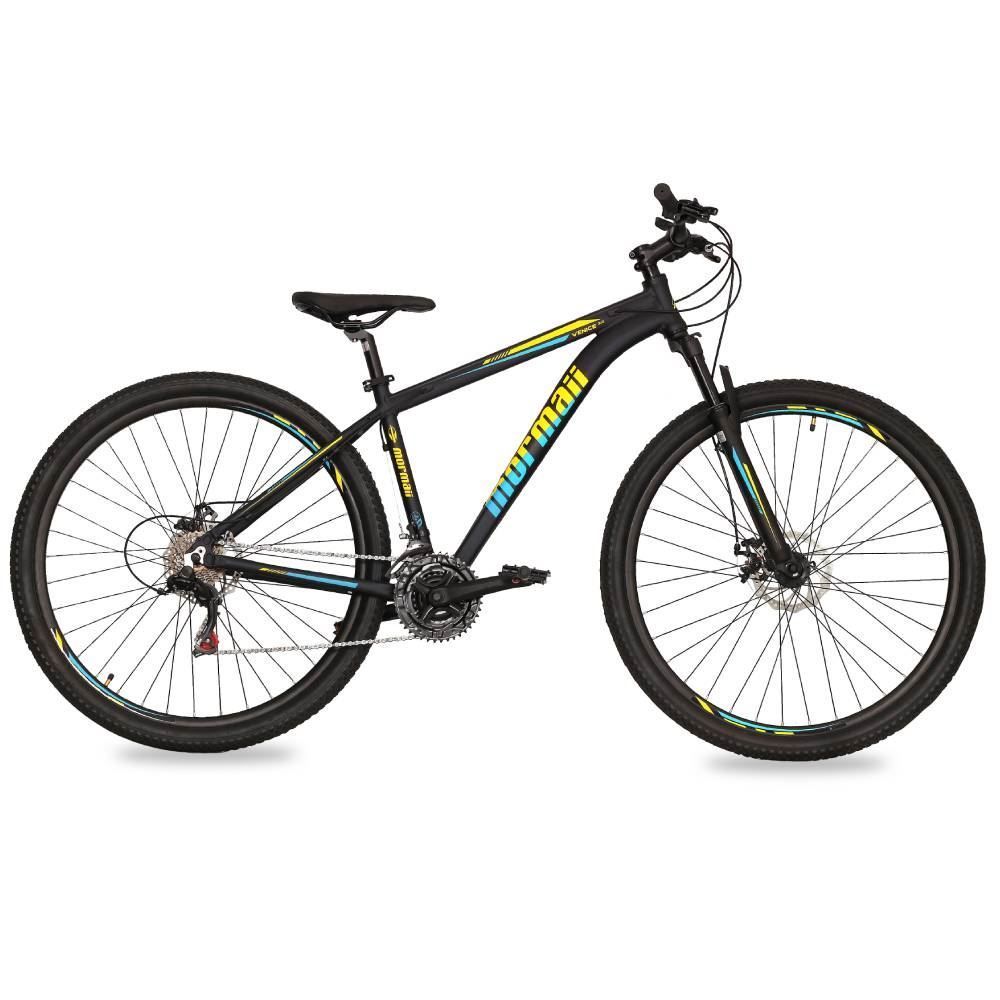 Bicicleta Aro 29 Venice 3.0 Disk Brake Mormaii Amarelo e Azul - Mormaii