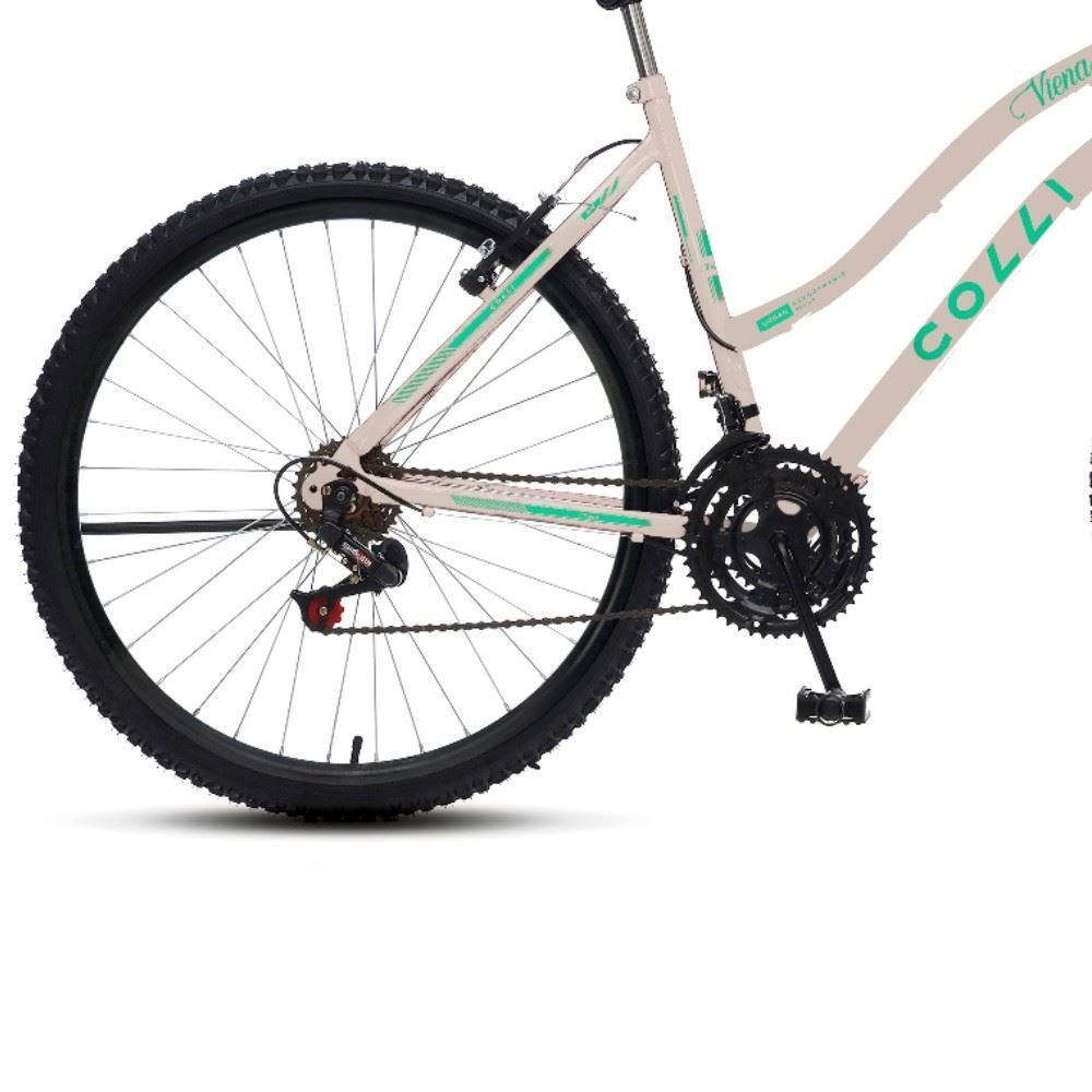 Bicicleta Colli Viena Aro 26 com Cesto Bege Retrô
