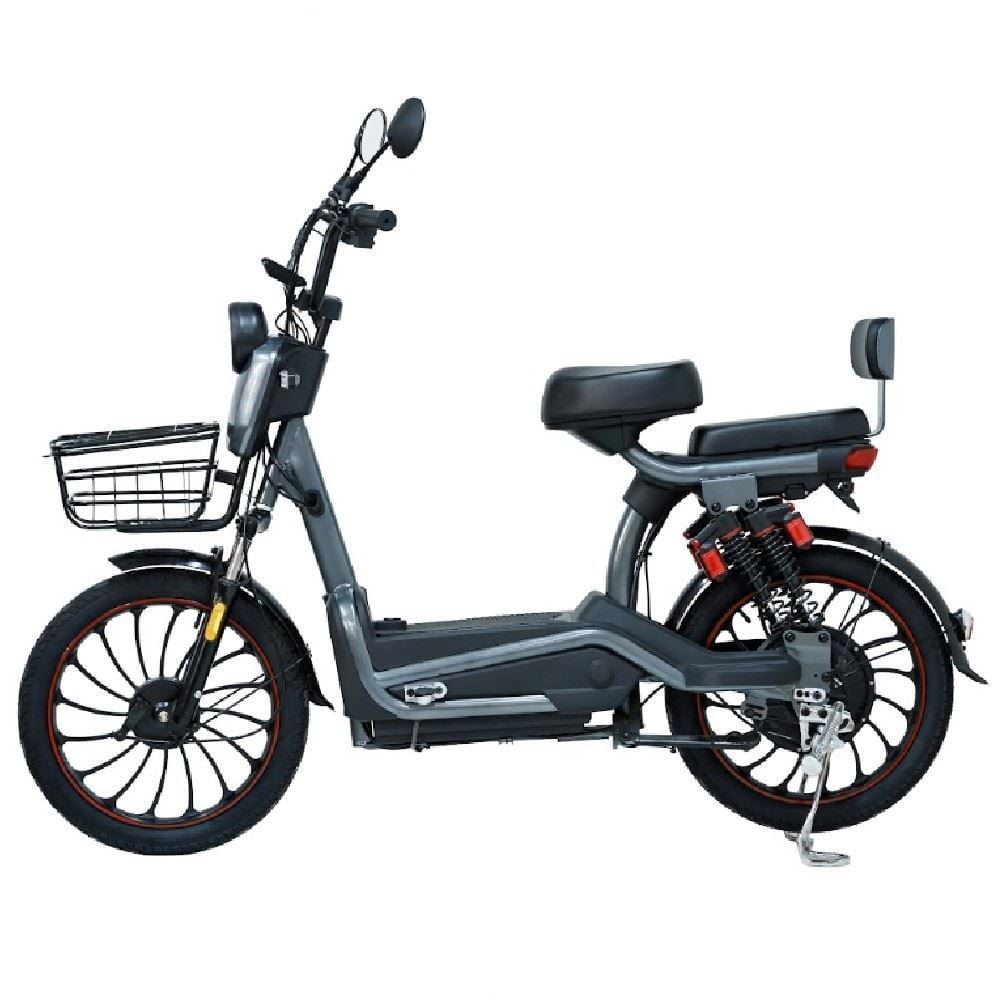 Bicicleta Elétrica Primar Urban 03 500W 48V - Cinza