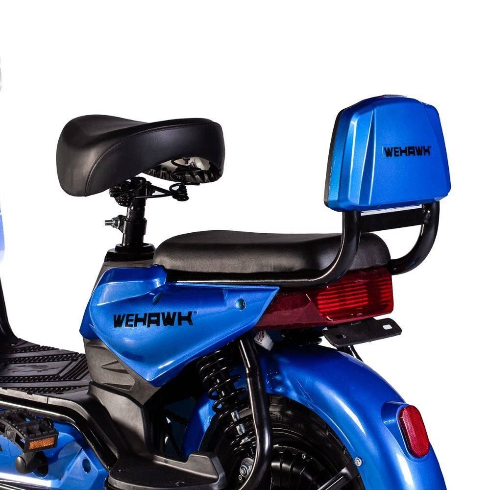 Bicicleta Elétrica Wehawk Basket Wx-03 500W Com Bateria 48V Azul - 258332