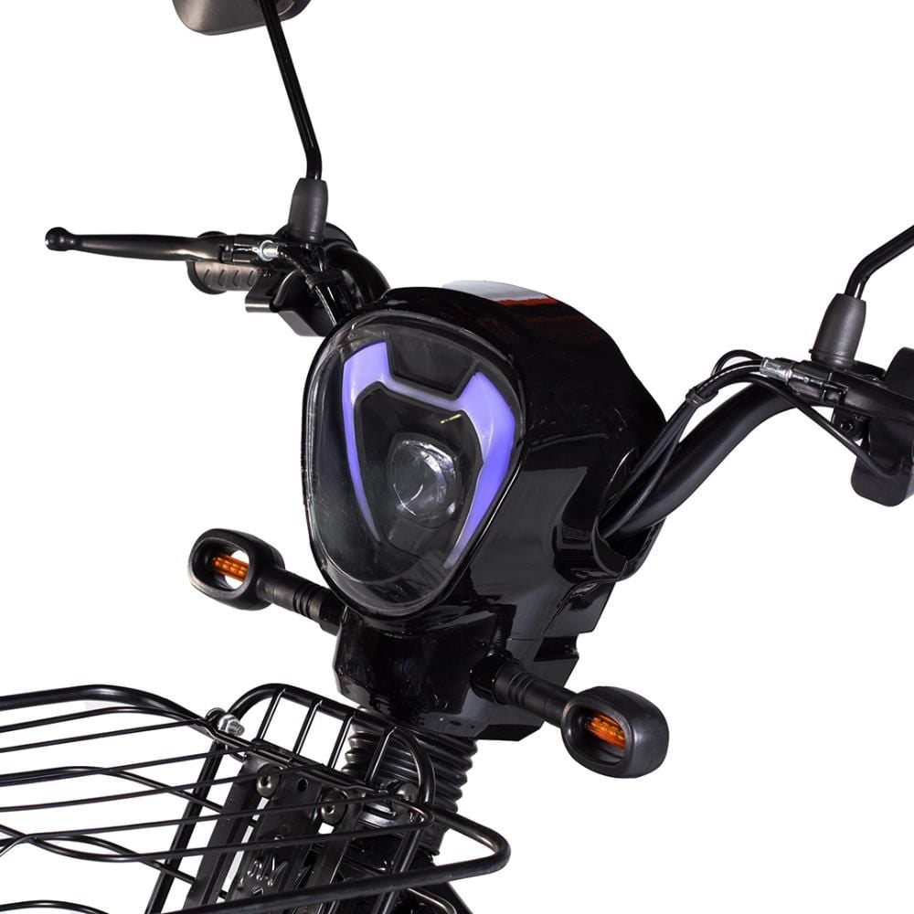 Bicicleta Elétrica Wehawk Basket Wx-03 500W com Bateria 48V Preta - 189964
