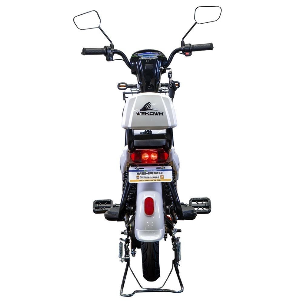 Bicicleta Elétrica Wehawk Wx-03 Basket 800W Bateria 48V - Branco