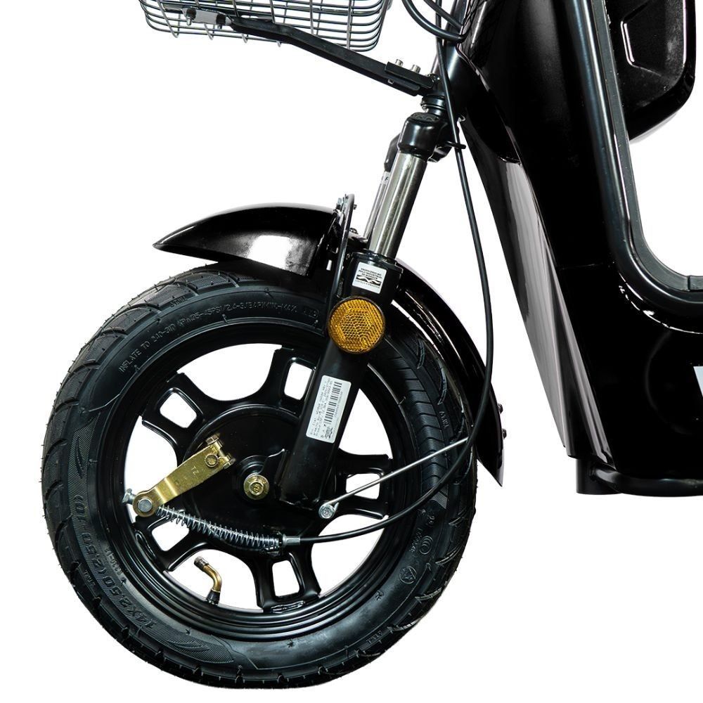 Bicicleta Elétrica Wehawk Wx-03 Basket 800W Bateria 48V - Preto