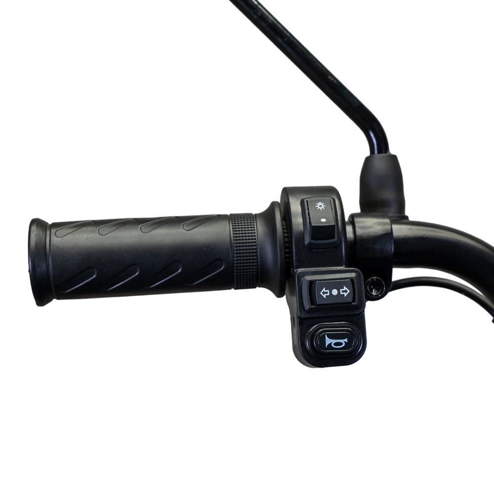 Bicicleta Elétrica Wehawk Wx-03 Basket 800W Bateria Lítio 48V - Cinza