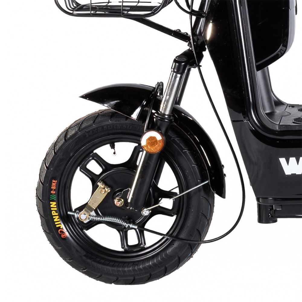 Bicicleta Elétrica Wehawk Wx-03 Basket 800W Bateria Lítio 48V - Preto