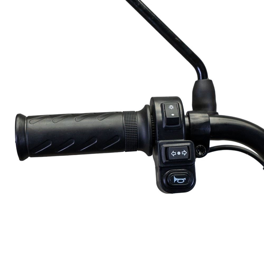 Bicicleta Elétrica Wehawk Wx-03 Basket 800W Bateria Lítio 48V - Preto