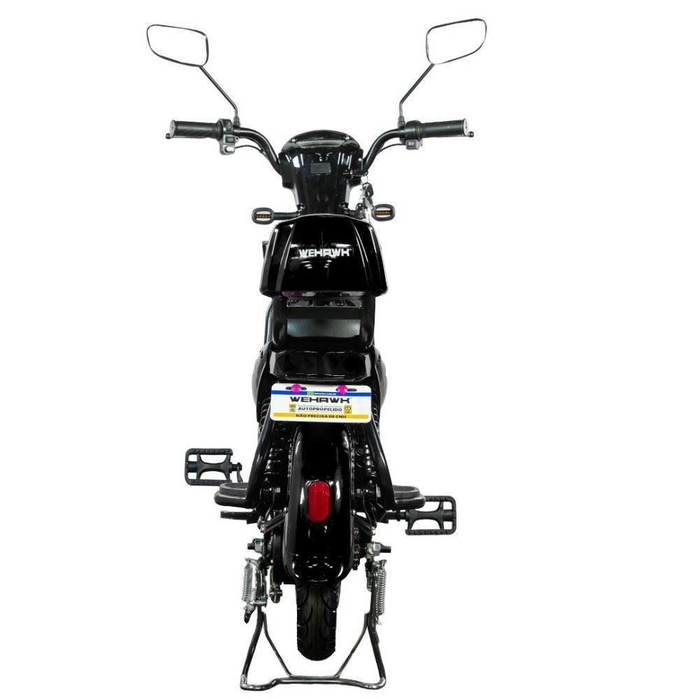Bicicleta Elétrica Wehawk Wx-03 Basket 800W Bateria Lítio 48V - Preto