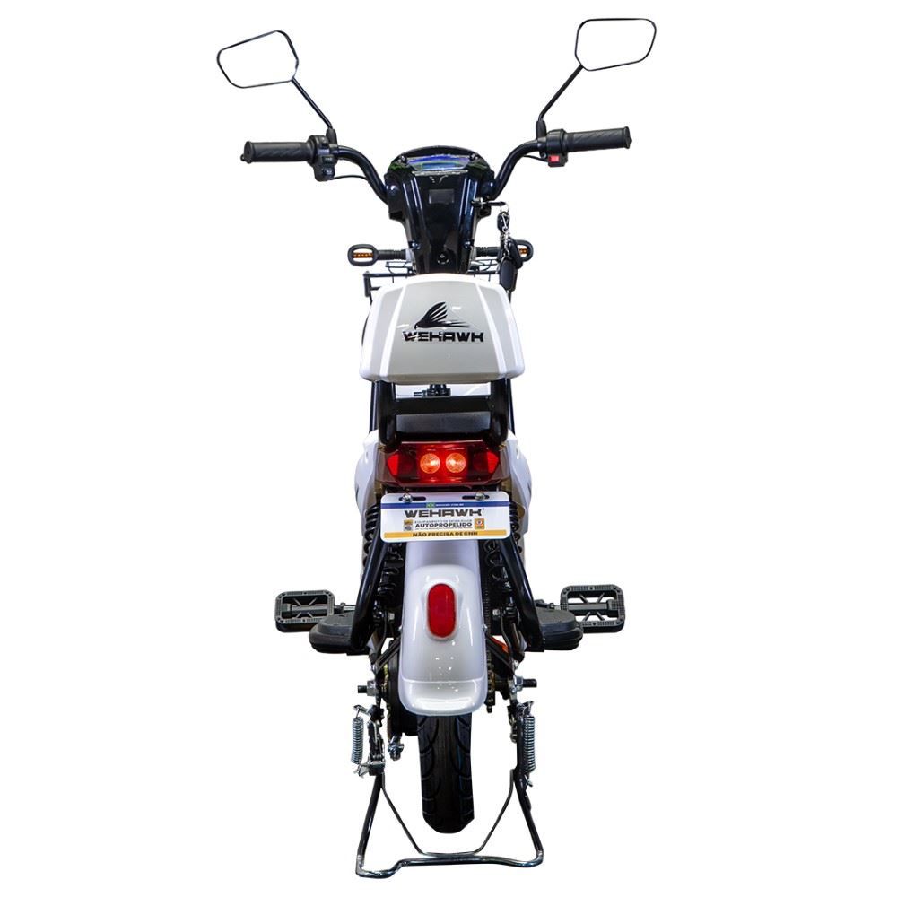 Bicicleta Elétrica Wehawk Wx-03 Basket 800W Bateria Lítio 48V - Branco