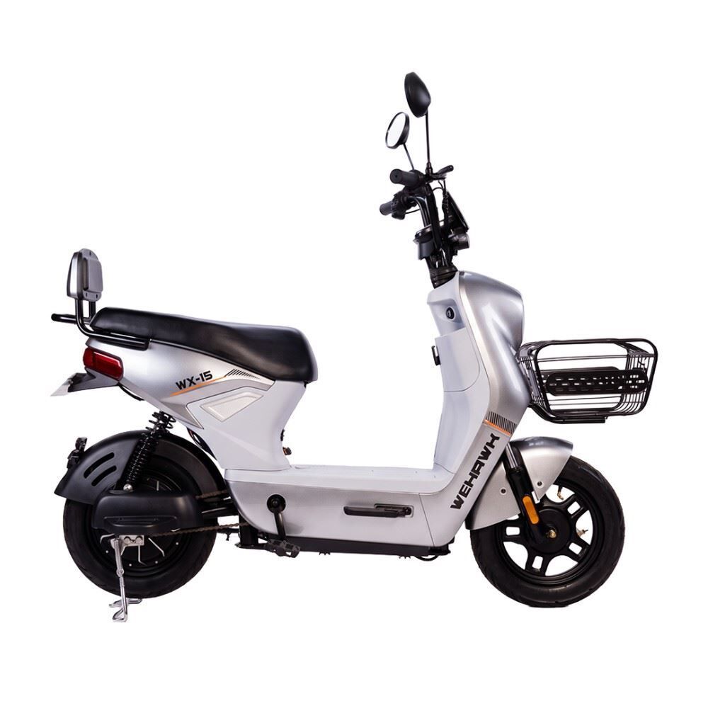 Bicicleta Elétrica Wx-15 Wehawk 800W Bateria Lítio 48V 20Ah - Prata