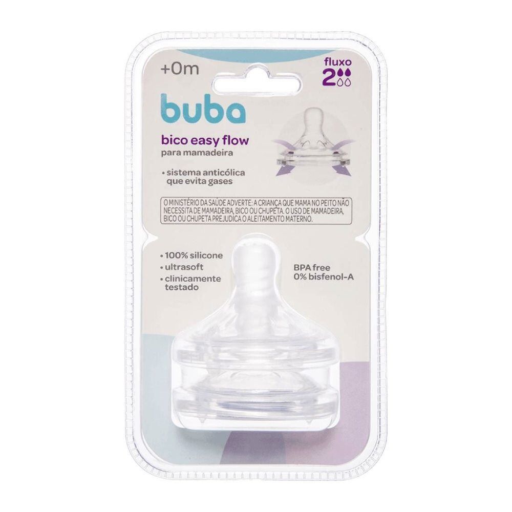 Bico para Mamadeira Easy Flow Buba - Fluxo 2