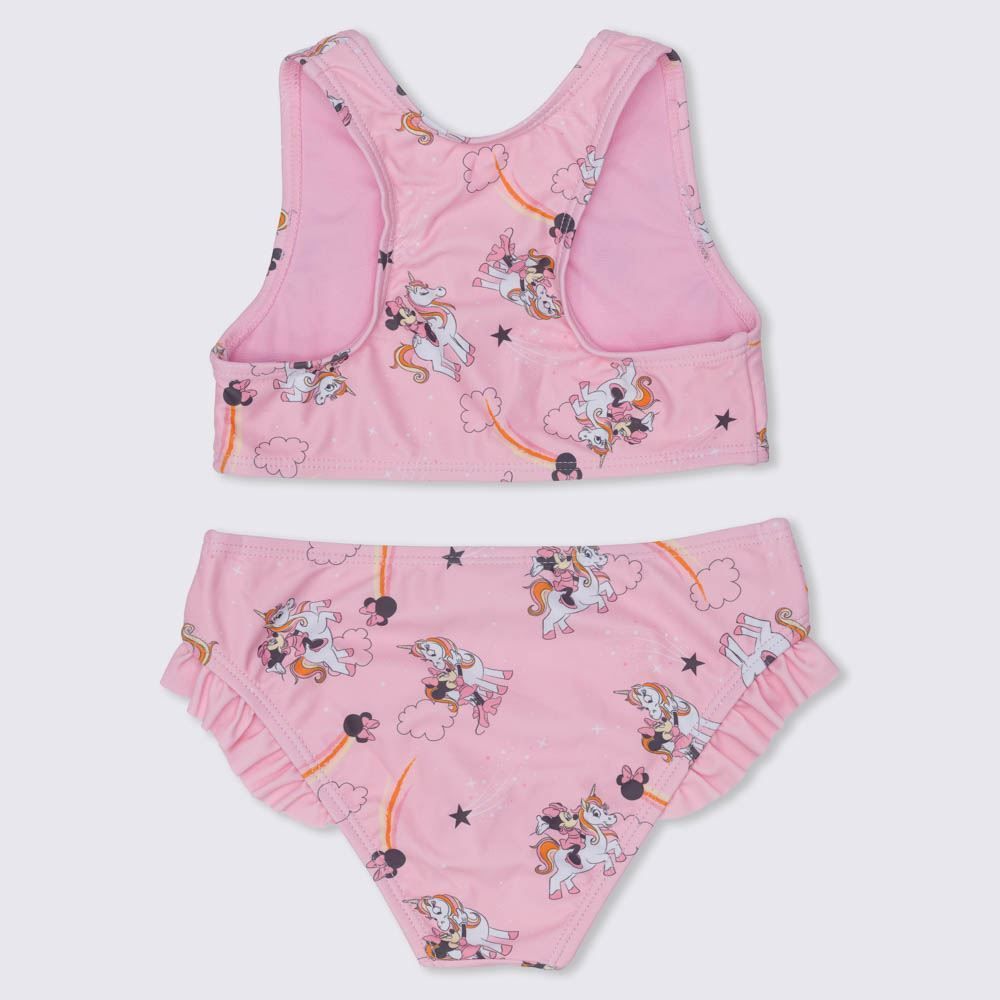 Biquíni 1 a 3 anos Conjunto Minnie Unicórnio Disney 