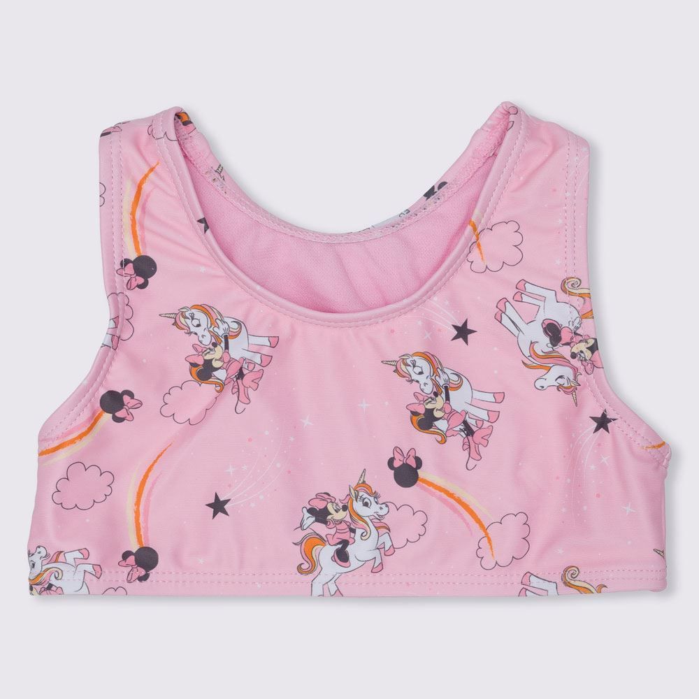 Biquíni 1 a 3 anos Conjunto Minnie Unicórnio Disney 