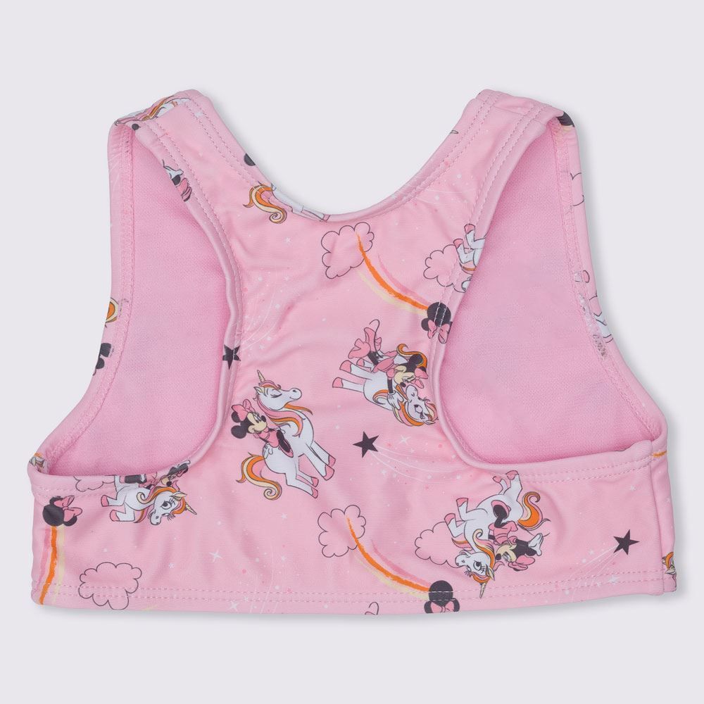 Biquíni 1 a 3 anos Conjunto Minnie Unicórnio Disney 