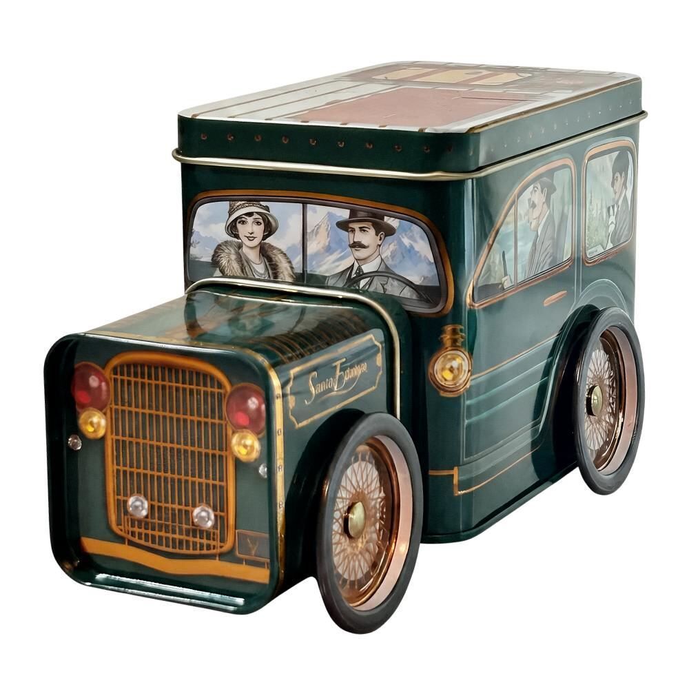 Biscoito Butter Cookies Na Lata Vintage Car 150G Santa Edwiges - Sortido
