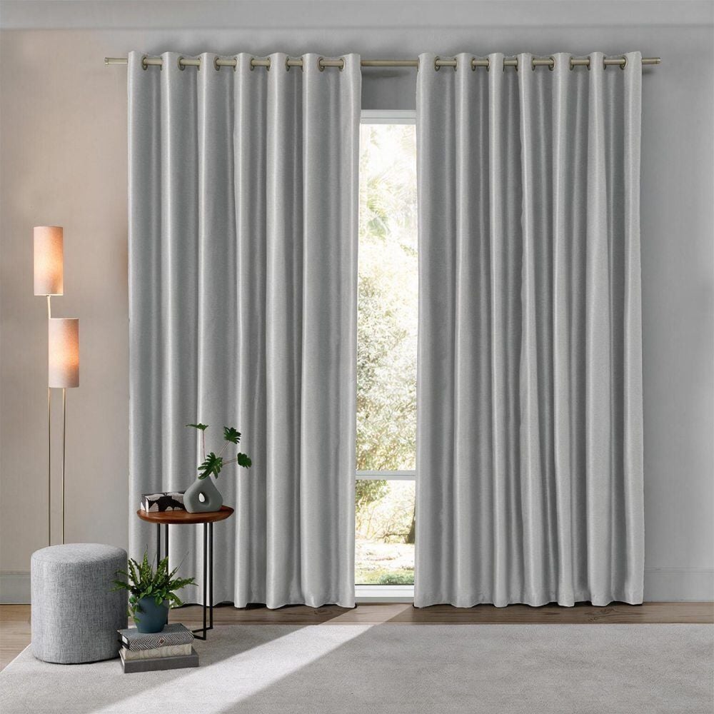Cortina para Quarto e Sala 2,60X2,30 m Blackout Uniblock Havan Casa - Cinza