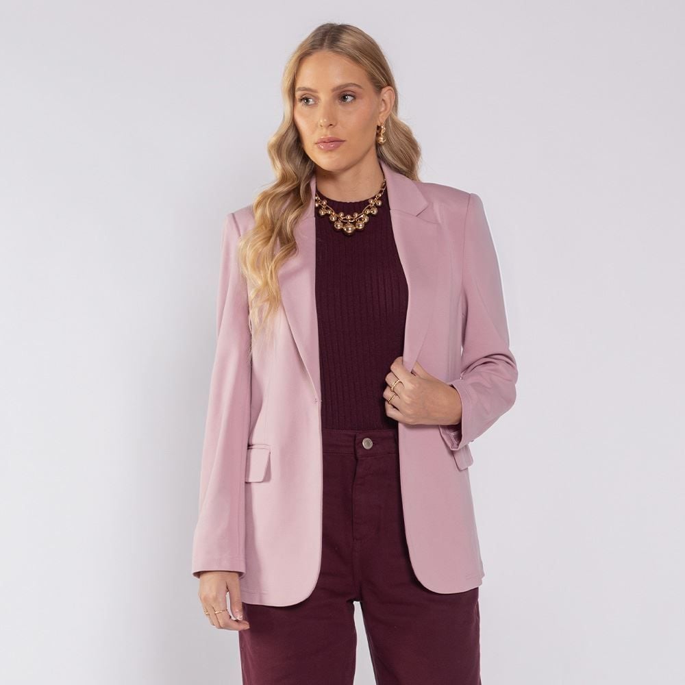Blazer Feminino Em Ponto Roma Patricia Foster