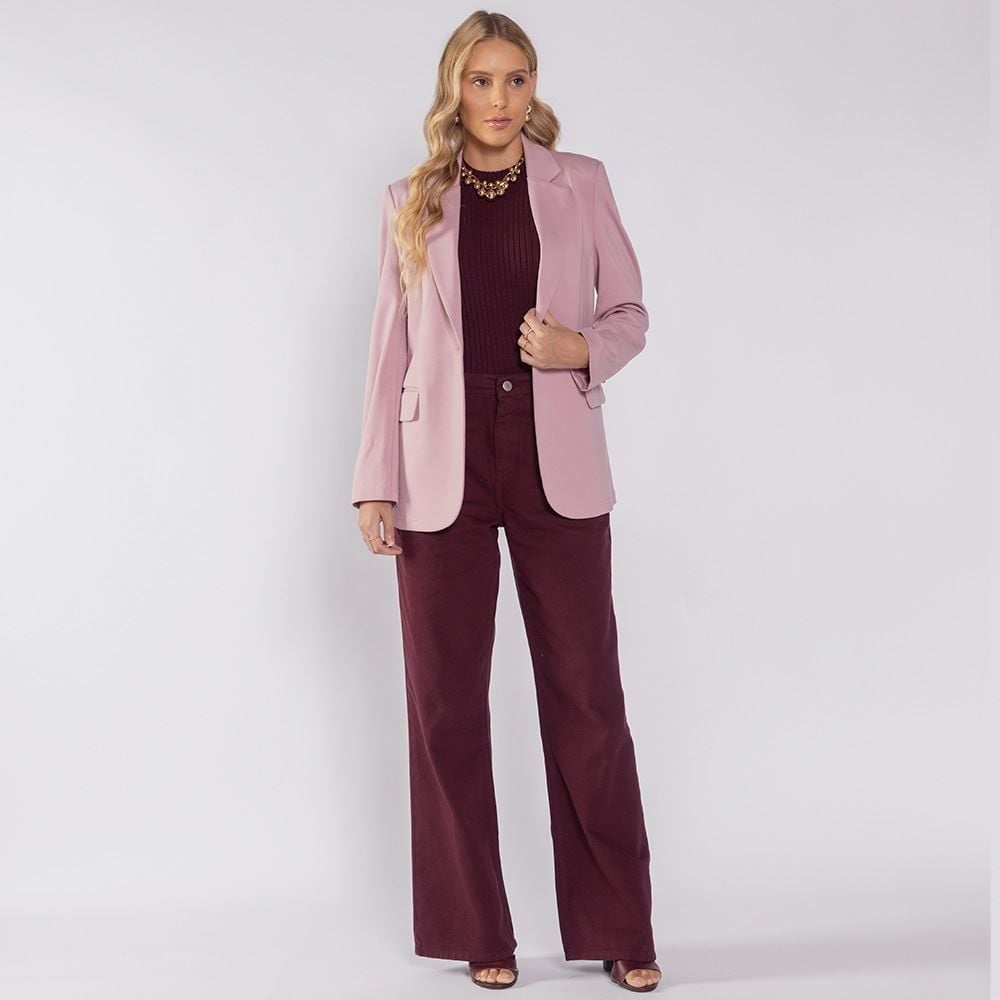 Blazer Feminino Em Ponto Roma Patricia Foster