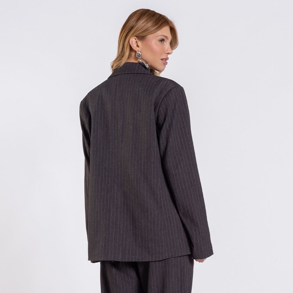 Blazer Feminino Risca De Giz Patricia Foster