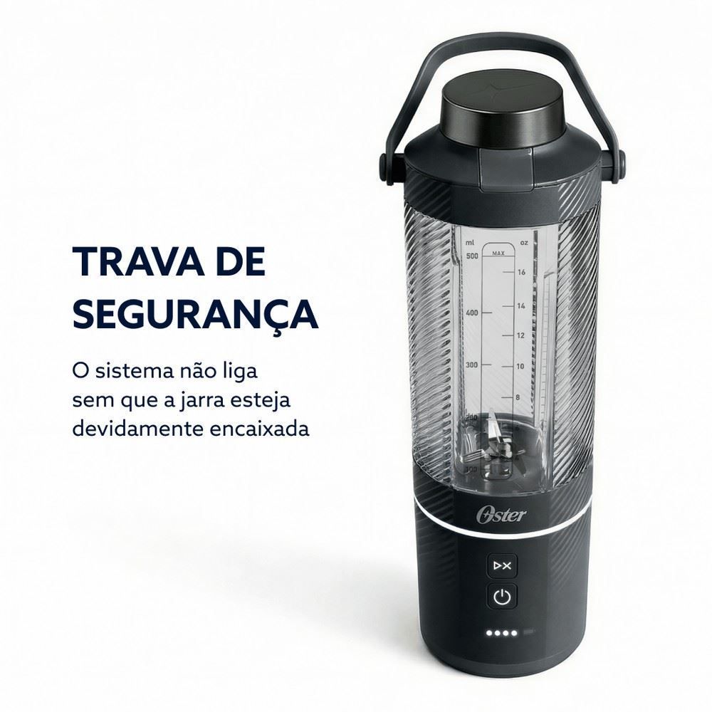 Blender Portátil Go Max Oster Preto