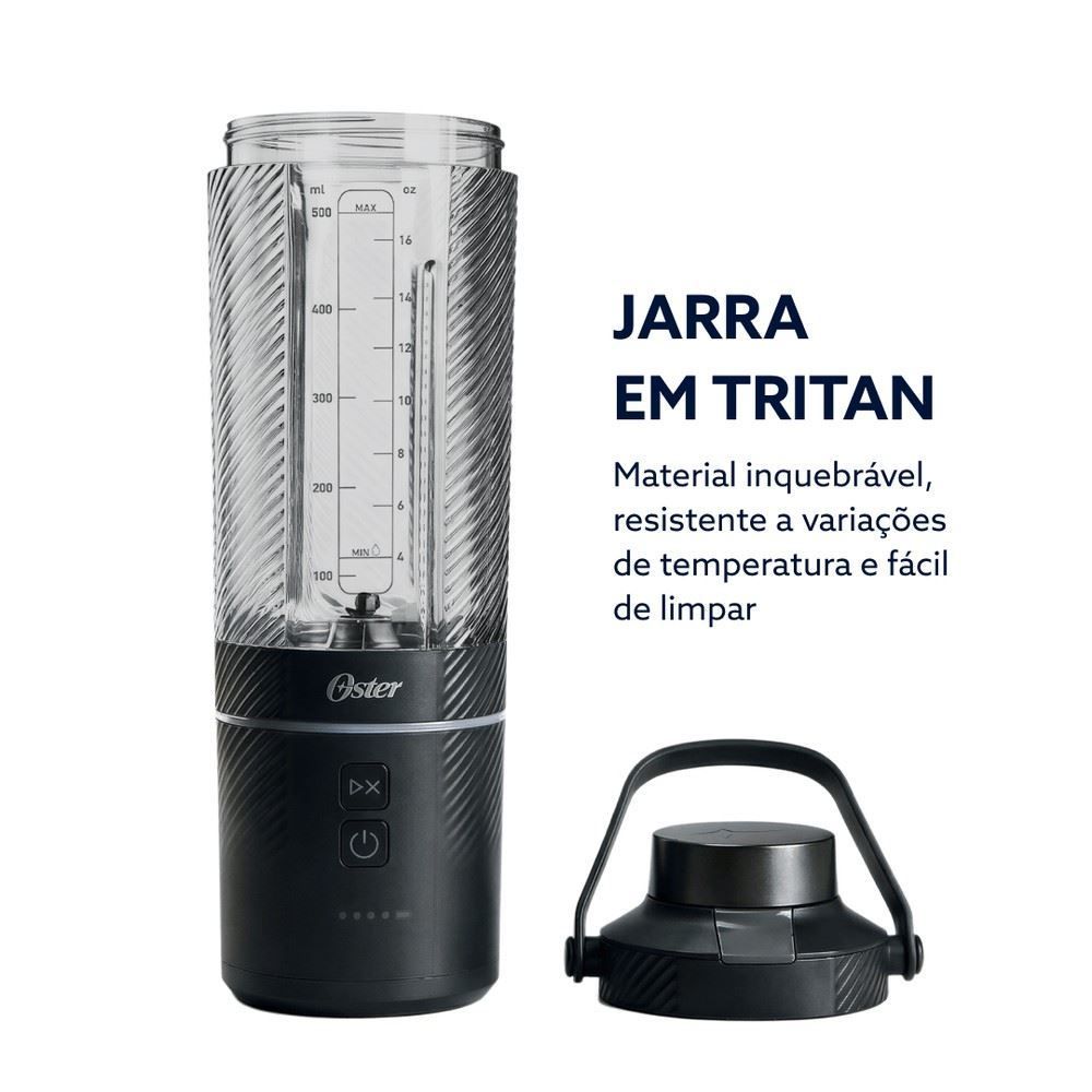 Blender Portátil Go Max Oster Preto
