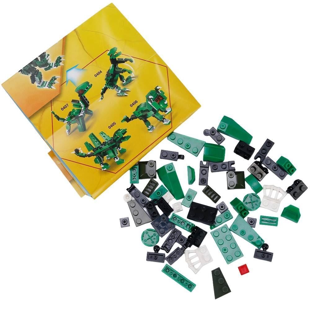 Blocos de Montar Dinos 3 em 1 Havan Toys 101 Peças