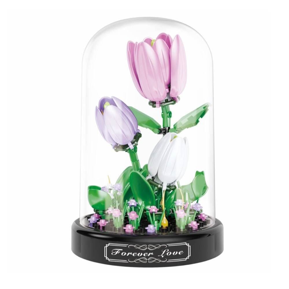 Blocos de Montar Flores Tulipa Havan Toys - HBR0916