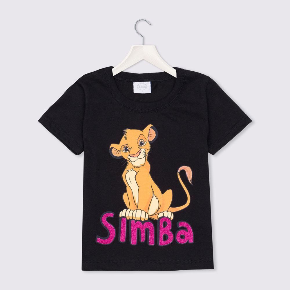 Blusa 1 a 3 anos Malha Simba Rei Leão Disney