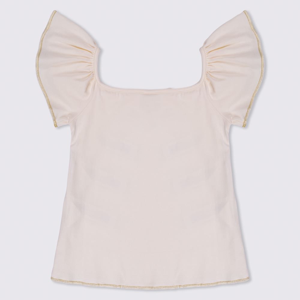 Blusa 4 a 10 anos Cotton Slime Bordado Marmelada