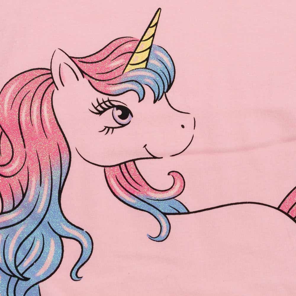 Blusa 4 a 10 anos Unicórnio com Glitter Marmelada