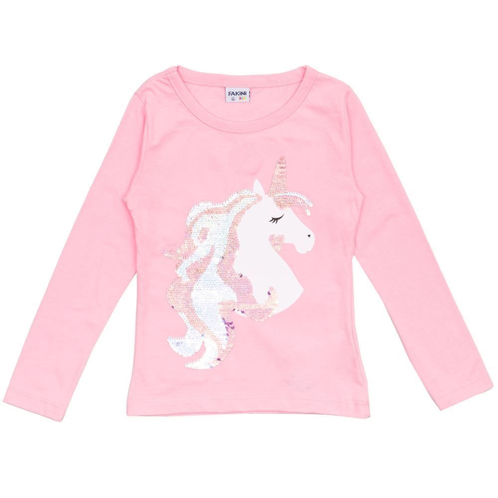 Blusa 4 ao 10 de Malha com Unicórnio Bordado Fakini