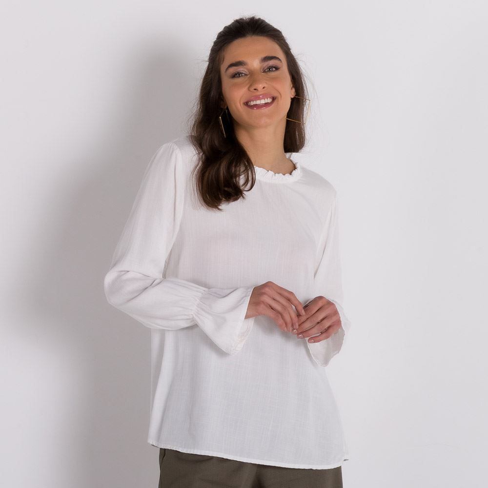 Blusa com Amarração e Lastex Patricia Foster