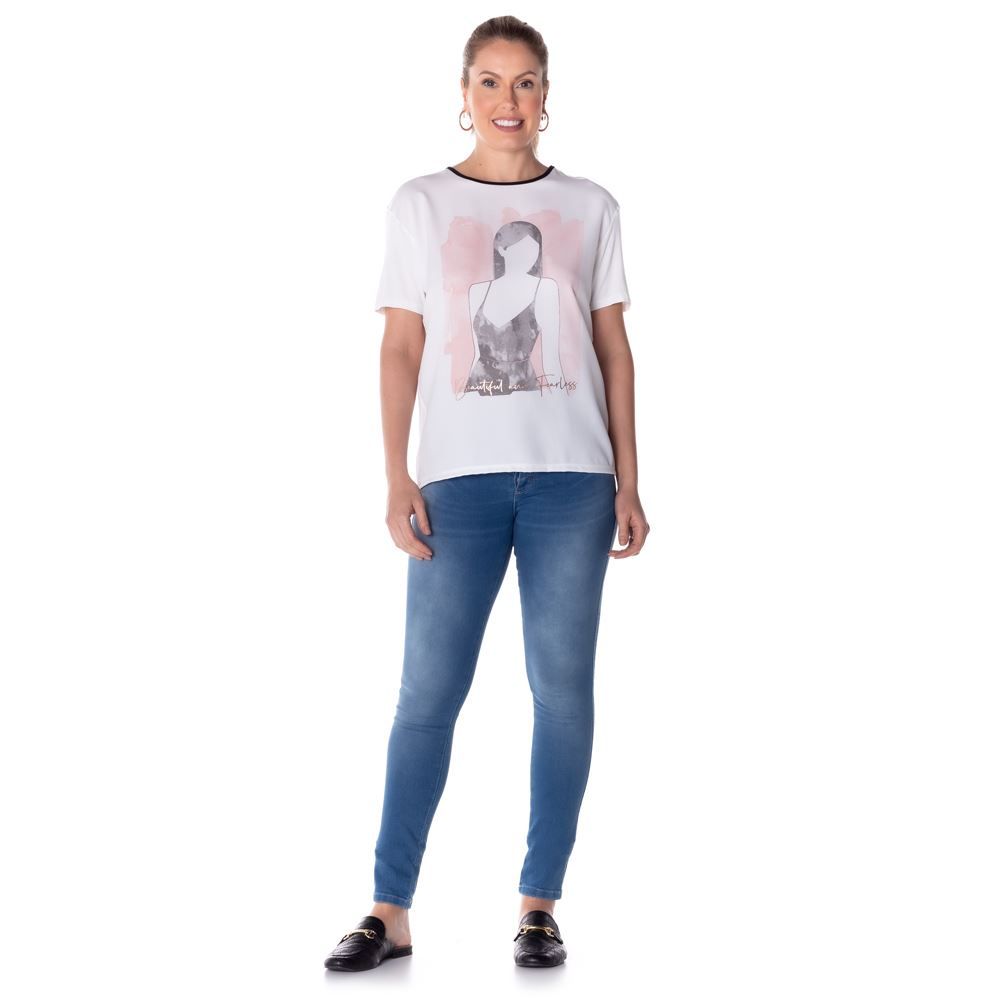 Blusa com Estampa Patrícia Foster