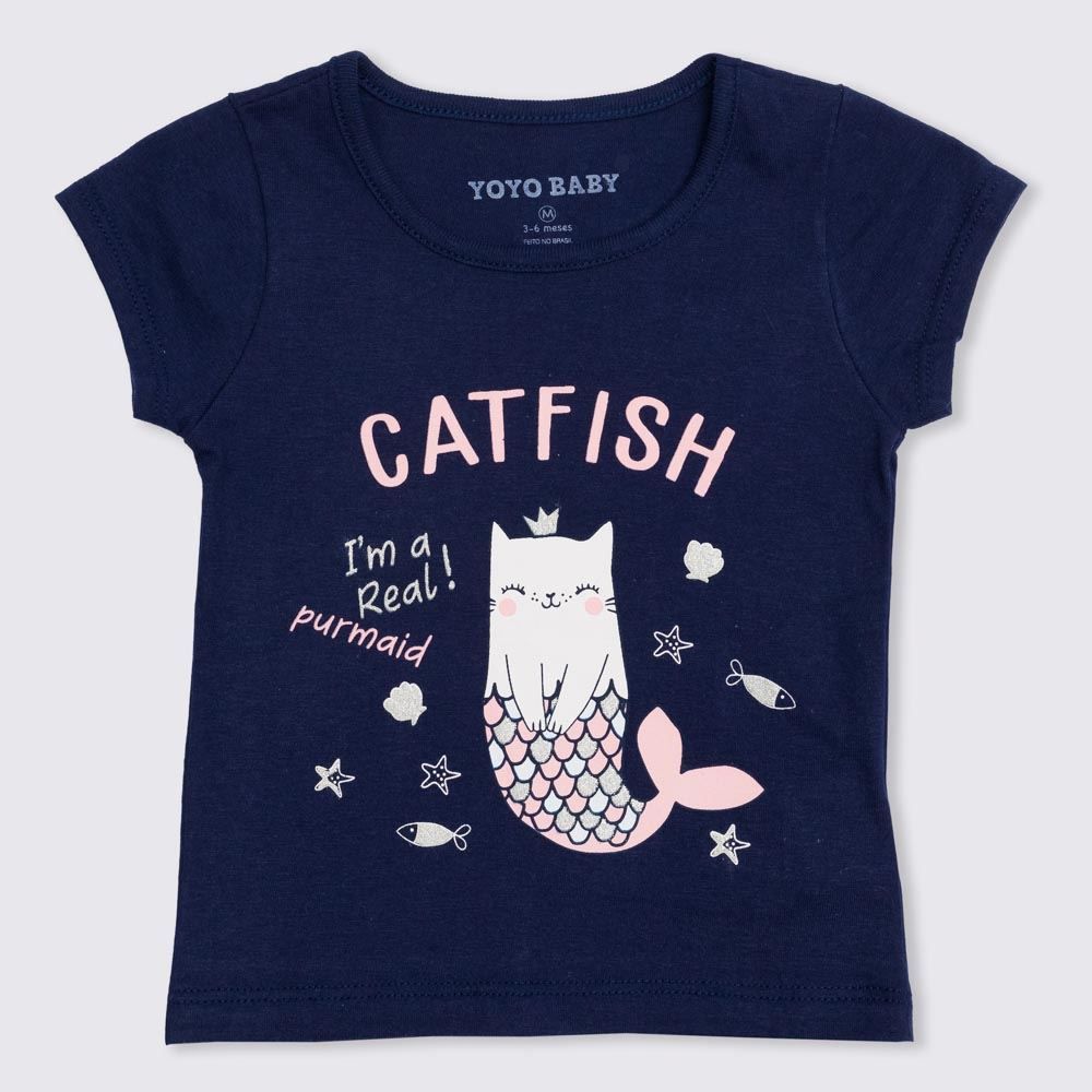 Blusa de Bebê Catfish Yoyo Baby