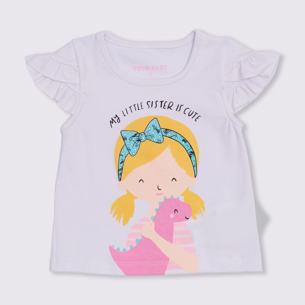 Blusa de Bebê Cotton Sister Yoyo Baby