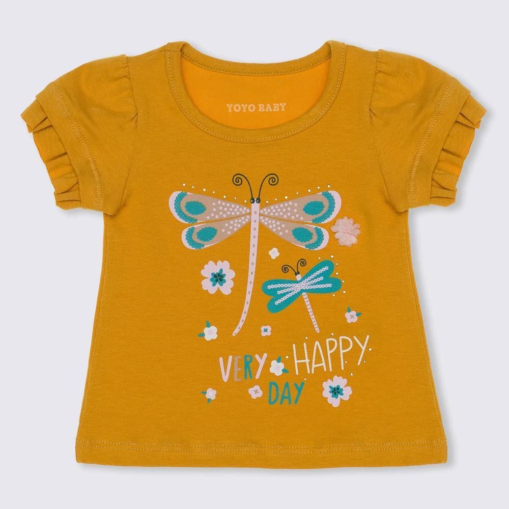 Blusa de Bebê Cotton Strass Yoyo Baby