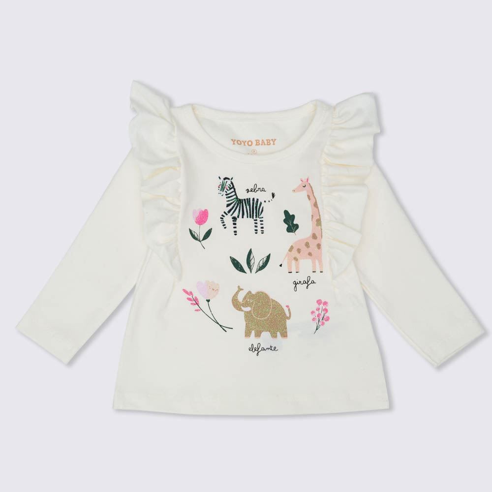 Blusa de Bebê Menina Cotton Light Yoyo Baby