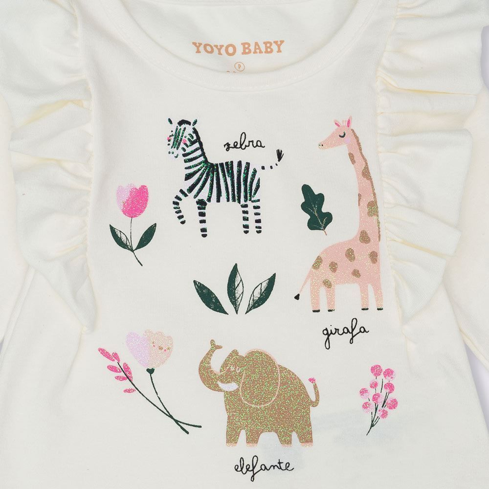 Blusa de Bebê Menina Cotton Light Yoyo Baby